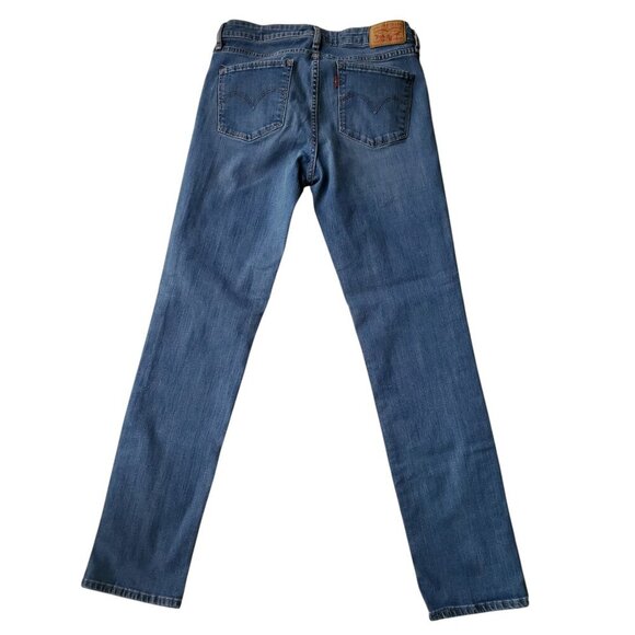 Levis 712 Slim Straight Leg Jeans Size 29 - Picture 4 of 16